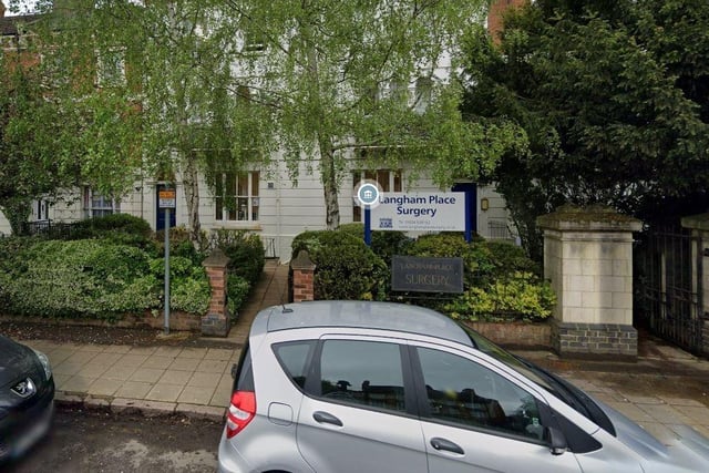 At Langham Place Surgery in Northampton], no appointments in October took place more than 28 days after they were booked, better than the national average, better than the national average.