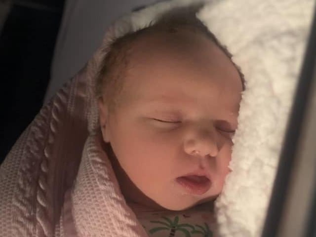 Dottie Louise Grace Blair born on November 8, weighing 7lbs 8oz.