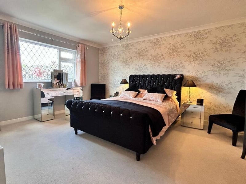 A master bedroom inside the property