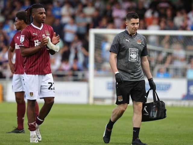 Cobblers are trying to get on top of their injury problems but it is proving frustratingly difficult. Danny Hylton, Tyler Magloire and Ryan Haynes are out for the long-term while Ben Fox, Lee Burge, Ali Koiki and Shaun McWilliams have all picked up early-season injuries. Aaron McGowan also missed Saturday's game with what was described as a knock. Even some of those who are currently playing are having to be managed. It's a frustrating time but Brady is determined to play the long game and he's hoping he will reap the rewards for his patience later in the season. The likes of McWilliams, McGowan, Fox, Burge and Koiki should not be out for too long.