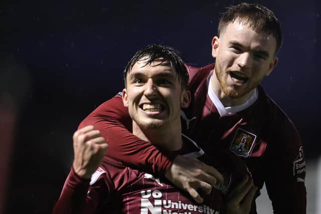Loan stars Kieron Bowie and Marc Leonard look certain to be staying at Sixfields for the rest of the season (Picture: Pete Norton/Getty Images)