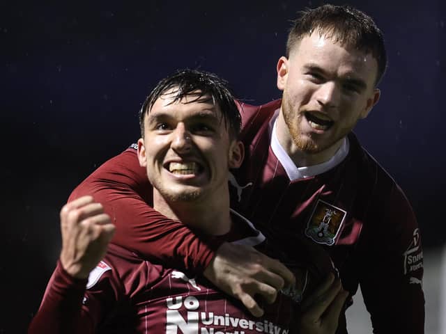 Loan stars Kieron Bowie and Marc Leonard look certain to be staying at Sixfields for the rest of the season (Picture: Pete Norton/Getty Images)