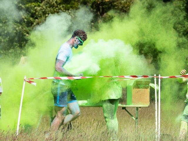 The Cynthia Spencer Northampton Colour Run 2022 took place at Overstone Park on Saturday, June 11.