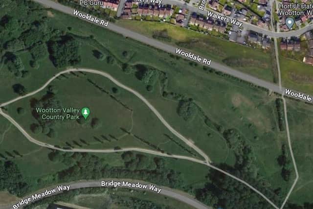 The incident happened in Wootton Valley Country Park.