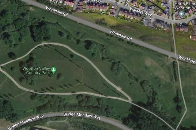 The incident happened in Wootton Valley Country Park.