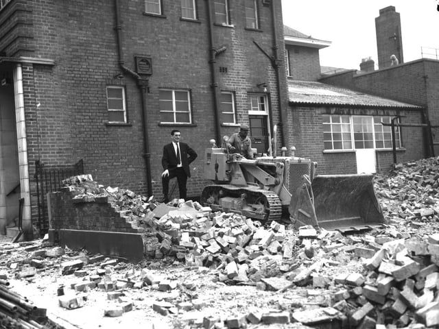 Demolition at The Hare and Hounds, October 5, 1970