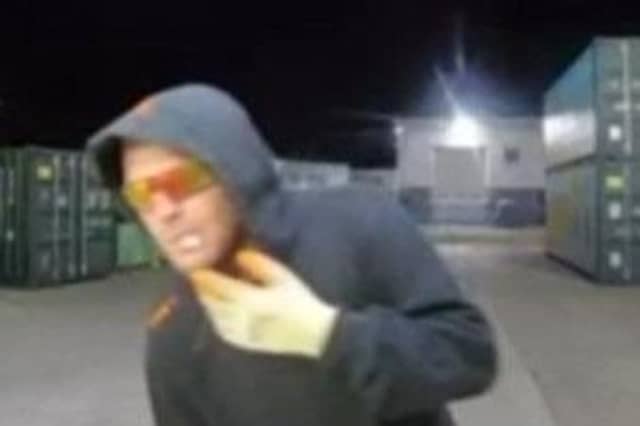 Police would like to speak to the man in the image.