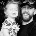 Army veteran Shaun Franklin with his daughter Hallie