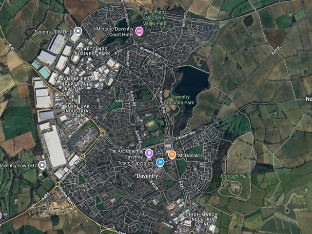 In at number five is Daventry with 64 reports during the month of June.