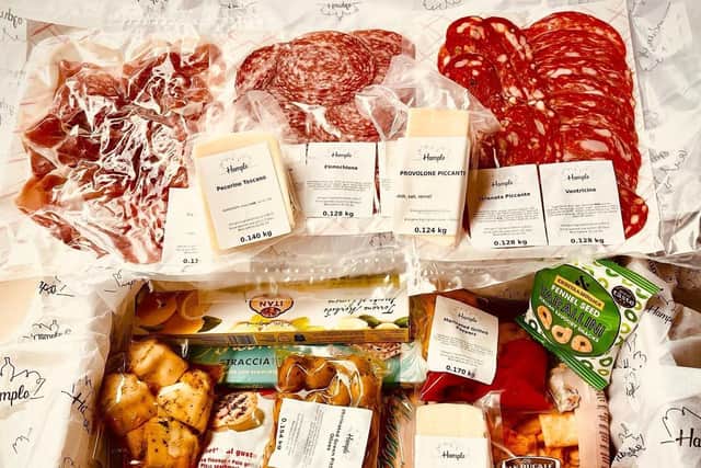 Hample Hampers is the only company nationwide to offer a cured meat selection in a fresh Italian food hamper.