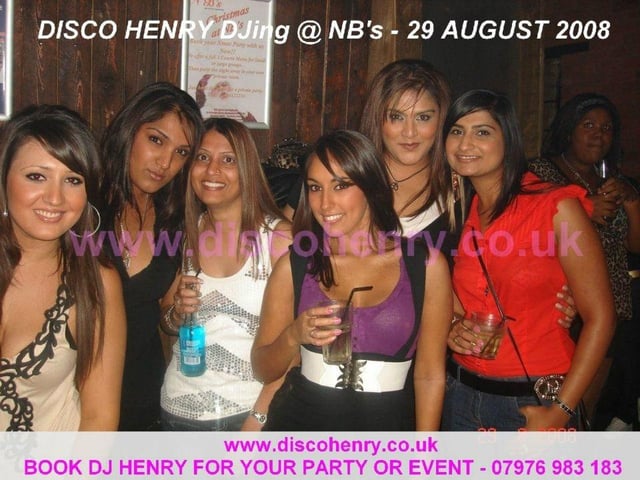 Nostalgic pictures from a night out in town