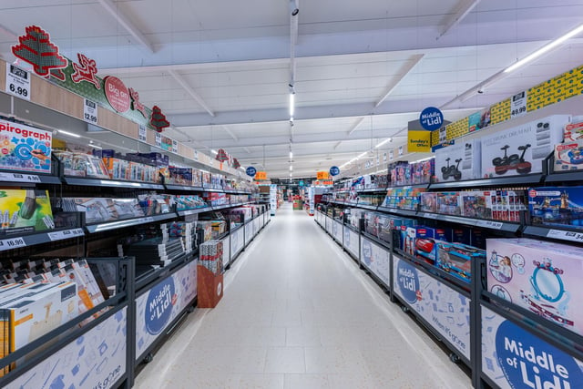 The brand new Lidl supermarket in Harlestone Road, Duston opened today (Thursday, December 8)