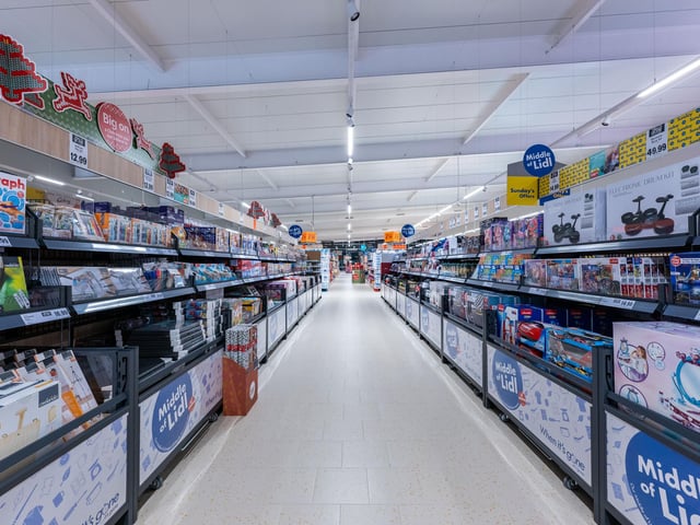 The brand new Lidl supermarket in Harlestone Road, Duston opened today (Thursday, December 8)