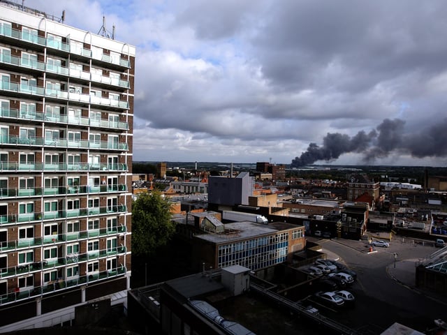 2008 - The fire at Brackmills Industrial Estate