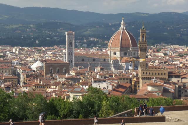 The spectacular skyline of Florence