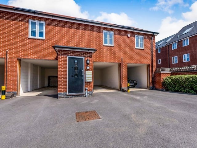 Tenure: Leasehold
Agents Connells say one bedroom maisonette ideally located in a desirable location of Pineham In brief the property offers an entrance hall, open plan kitchen/dining/living area, double bedroom with built-in wardrobes and shower room with double shower cubicle. The property benefits from a carport providing off road parking and a storage cupboard. Two solar panels on the roof provide low cost energy bills