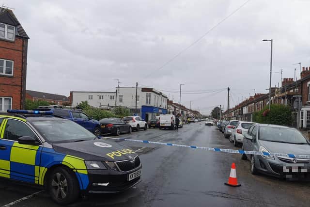 Police cordoned off part of St Leonard's Road on Monday July 3 after a serious assault.