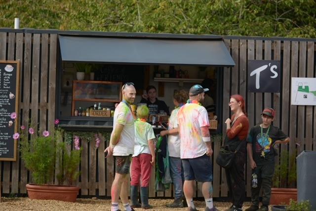 More than 60 children, parents and members of the community completed a colour run at Pitsford Quarry on Sunday September 28 to raise money for school activities.