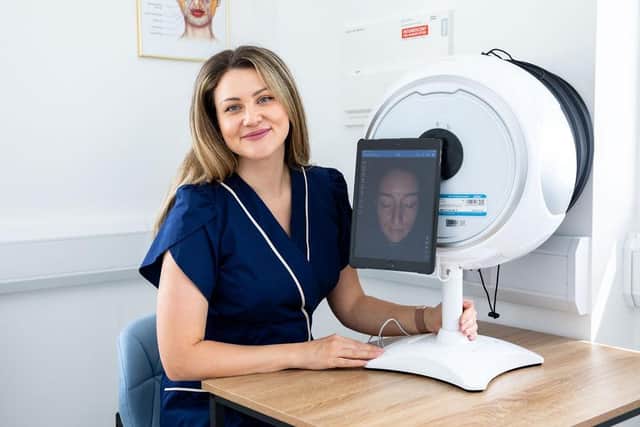 Zellure Aesthetics first opened in Whilton Locks Garden Village in May 2024, and it is nurse Anca Suciu who offers the rejuvenating treatments in a safe and welcoming environment. Photo: Corrine West Photography.