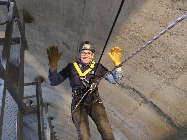 Fifteen people abseiled down the National Lift Tower in aid of the McCarthy-Dixon Foundation and raised over £7,000 on Saturday, June 25 2022.