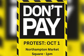 The protest will take place in Northampton on Saturday (October 1).