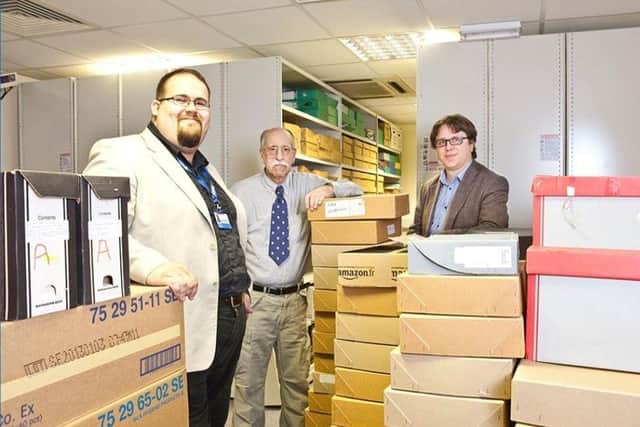 Gerry Gable at Searchlight Archive in 2011.