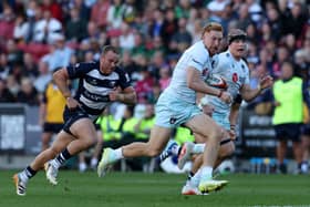 George Hendy scored twice for Saints and also provided a try for Alex Mitchell (photo by David Rogers/Getty Images)
