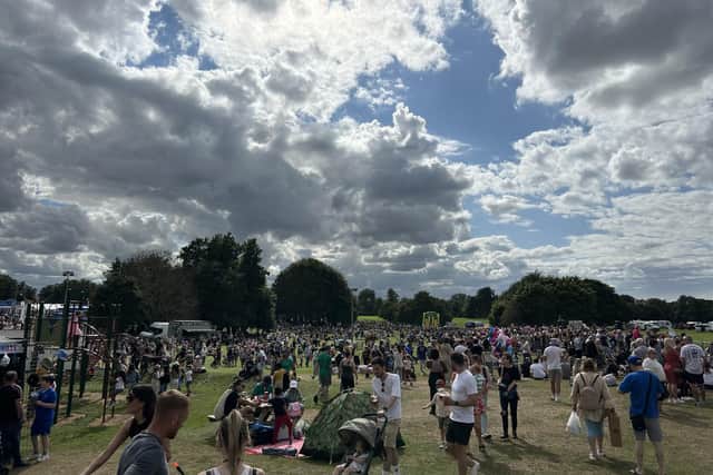 Northampton Balloon Festival was well-attended for its anticipated return to the Racecourse.
