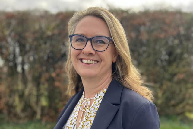 Helen Harrison, who is standing as the Conservative candidate in Wellingborough. Image: Conservative Party.
