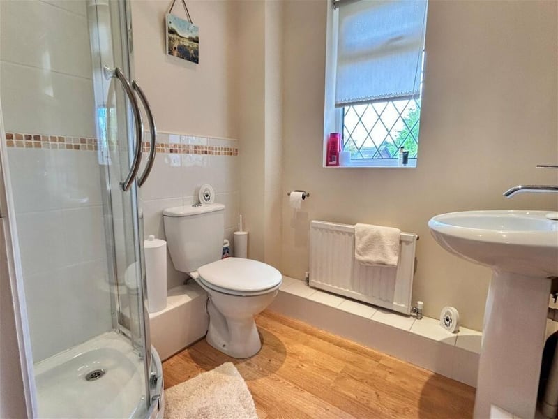 One of five bathrooms in the property