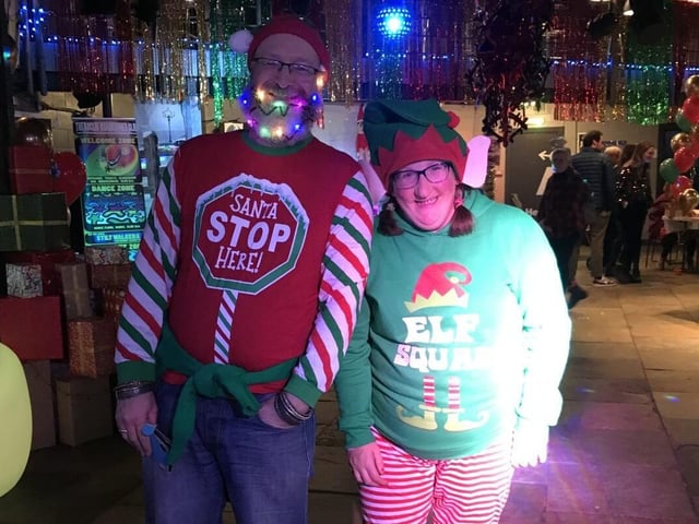 Our guest DJ and Father Christmas