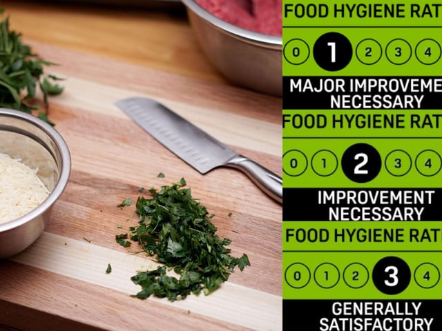 Some West Northamptonshire eateries scored three or below for food hygiene.