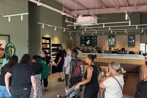 The coffee shop reopened on June 30 after heavy rainfall caused a nine month closure.
