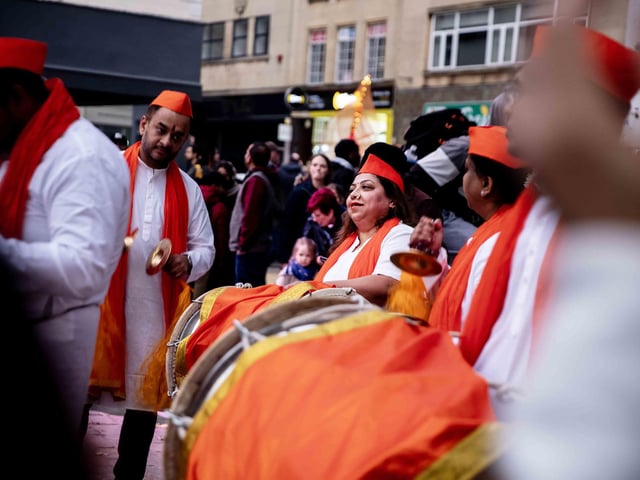 The parade and wider Diwali festival took place in Northampton town centre on Saturday October 26.