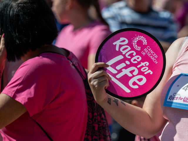 Runners taking part in the Race For Life at Abington Park in Northampton on Sunday, July, 12, 20026. Photo by David Jackson.
