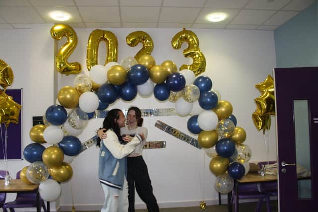 Students celebrate A Level exam success