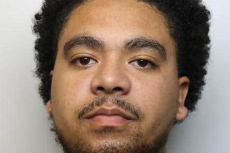 The 24-year-old from Northampton was jailed after police found 58 wraps of cocaine and heroin hidden in his underwear following a drug deal in the town. Harris admitted two charges of possession with intent to supply Class A drugs and was sentenced to 40 months..