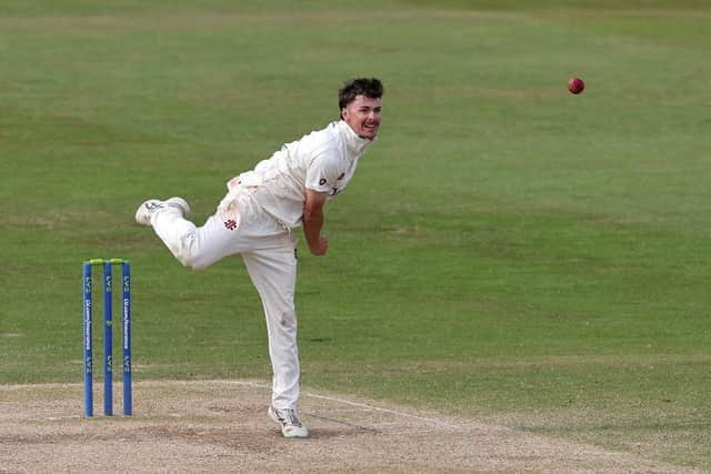 Alex Russell claimed two wickets for Northamptonshire on a tough day against Kent (Picture: David Rogers/Getty Images)