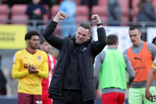 Kevin Nolan celebrates at full-time