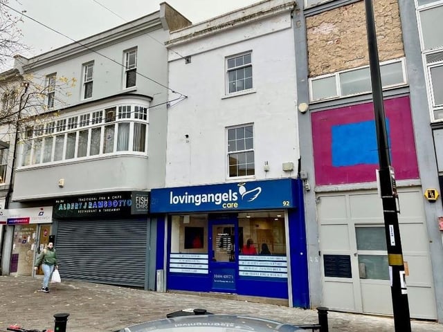 The ground, first and second floor retail unit at 92 Abington Street is on the rental market for £2,083 per month.
