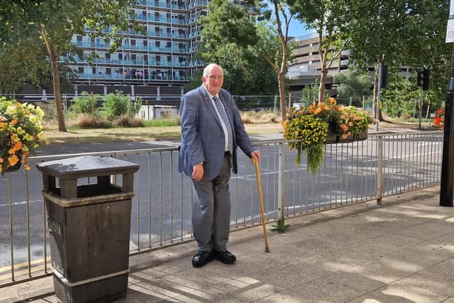 Former Northampton councillor Phil Larratt pictured outside Northampton Crown Court following the hearing on Wednesday August 28. Photo: Logan MacLeod