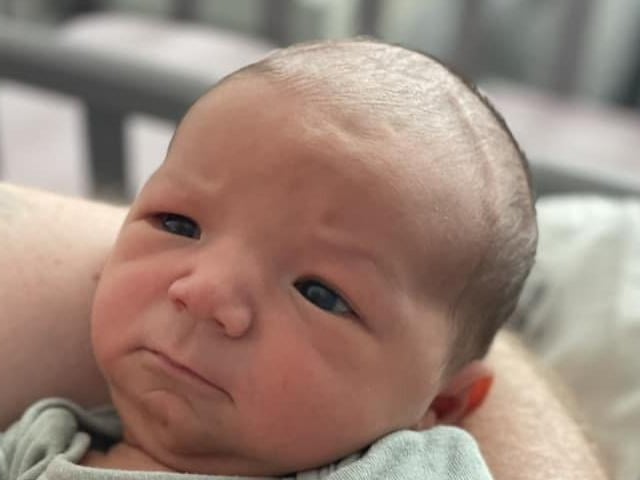 Jackson, born on June 8 at 5.10am at Northampton General Hospital, weighing 7lbs 13oz.
