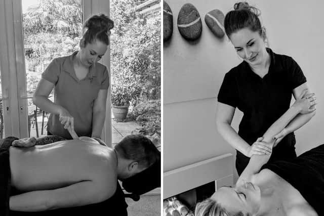 The business was launched in June last year, after Natalie built on the experience gained as a massage therapist and yoga teacher during her maternity leave.
