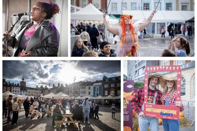 The Northamptonshire Day celebrations took place in Northampton Market Square on Saturday, October 25