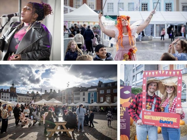 The Northamptonshire Day celebrations took place in Northampton Market Square on Saturday, October 25