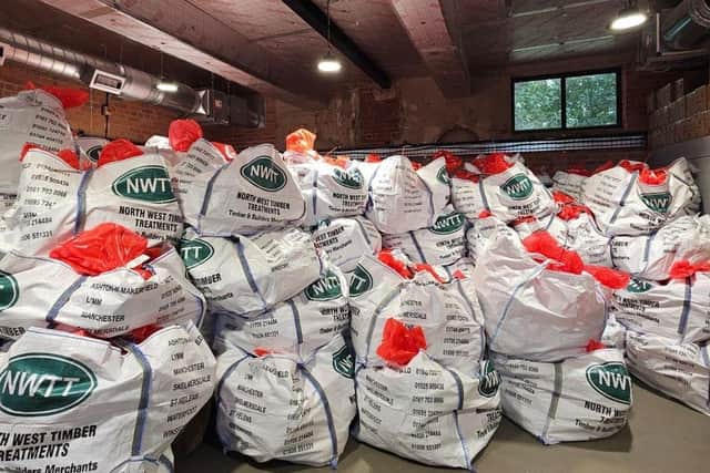 The Toy Appeal sacks ready for delivery