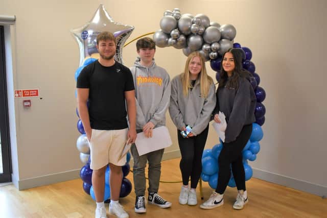 Ethan, Jake, Caitlin and Phoebe from The Ferrers School.