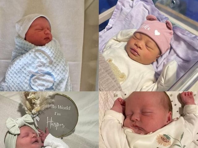 Adorable photos of dozens of babies born this year...