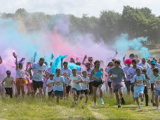 The Cynthia Spencer Northampton Colour Run 2022 took place at Overstone Park on Saturday, June 11.