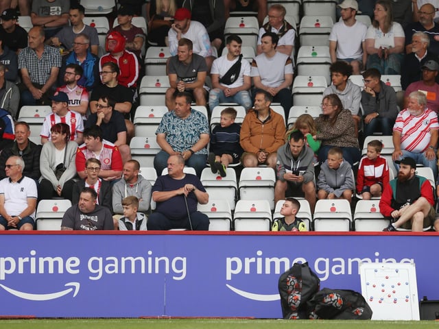 A record 8,040 watched the FA Cup fourth round match against Newcastle United on Sunday 25th January 1998. It saw a temporary stand installed for the match.